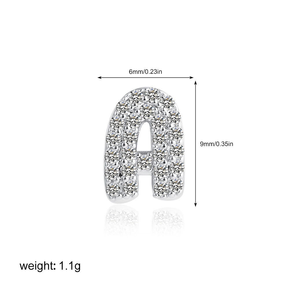2g Weight Pendant Jewelry Making Type Copper Chain Material 1 Piece, 1 Set Quantity Daily Occasion Copper Material Letter Pattern All Seasons Season Women's Gender Plating Design Simple Style Style Wholesale Jewelry Simple Style Letter Copper Plating 16