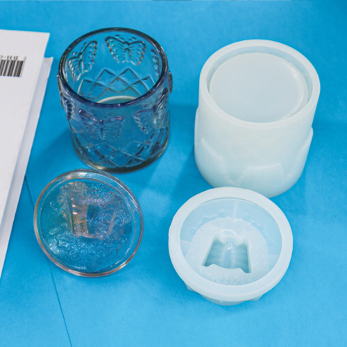 DIY Resin Mold Butterfly Storage Box Silicone Mold Handmade Water Cup Cake Decoration Mold Amazon Wholesale