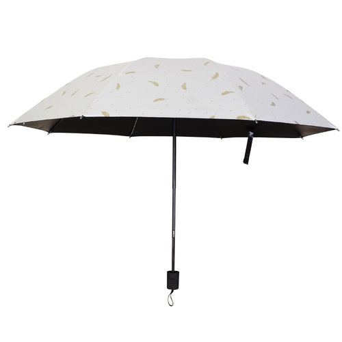 Three-fold manual sun protection, UV protection, sunshade for men and women, rain or shine, logo printing, advertising umbrella, dropshipping