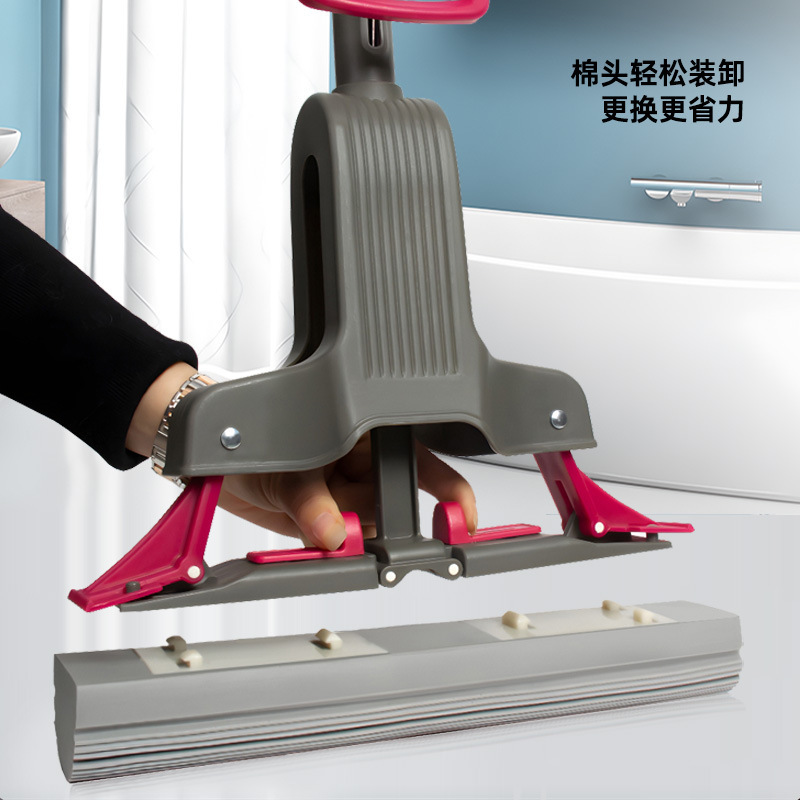 Free Shipping Sponge Mop, No Hand Washing Required, Household Lazy Mop, Foldable Absorbent Sponge Mop, One-Swipe Clean for Home Use Free Shipping Sponge Mop, No Hand Washing Required, Household Lazy Mop, Foldable Absorbent Sponge Mop, One-Swipe Clean for Home Use