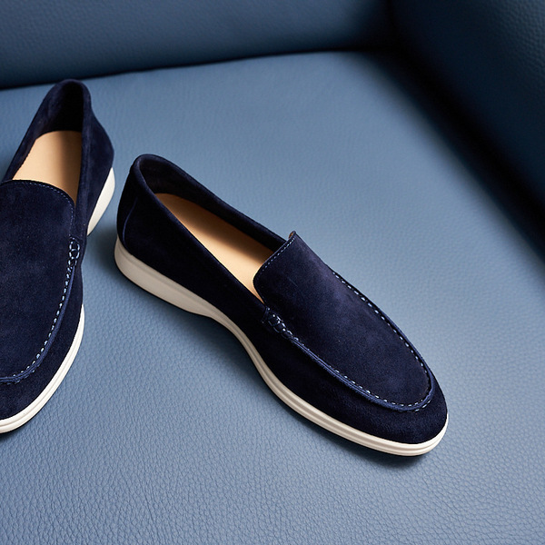 retro casual loafers English style flat