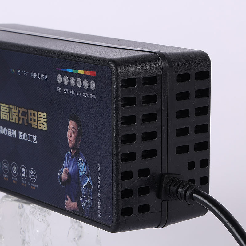 Electric car charger with seven light display, leakage protection, automatic power-off, Gold Lion high-end electric car charger