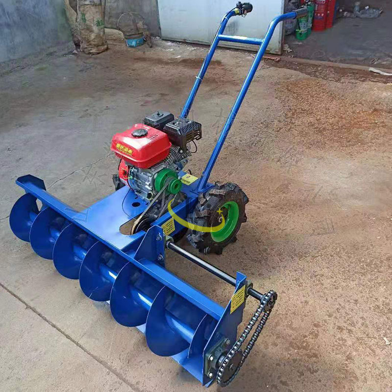 蛟龙式扫雪机 大马力抛雪机 该机多用于小区的人行步道上清雪