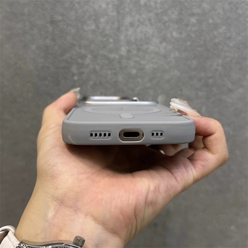 Apple, электромагнитно совместимый с iPhone 16, чехол для телефона, объектив, трубчатый дизайн, 16 Pro Max, высококачественный стиль
