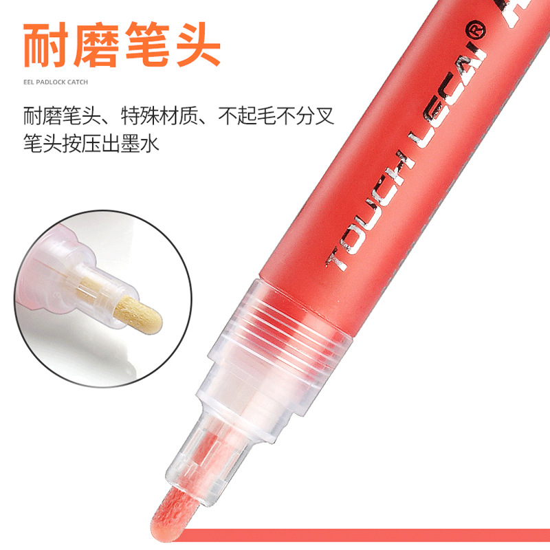 Lecai marcador de acrílico DIY teléfono móvil Shell impermeable color relleno zapatos de la pluma 60 color acrílico pigmento pluma graffiti pluma