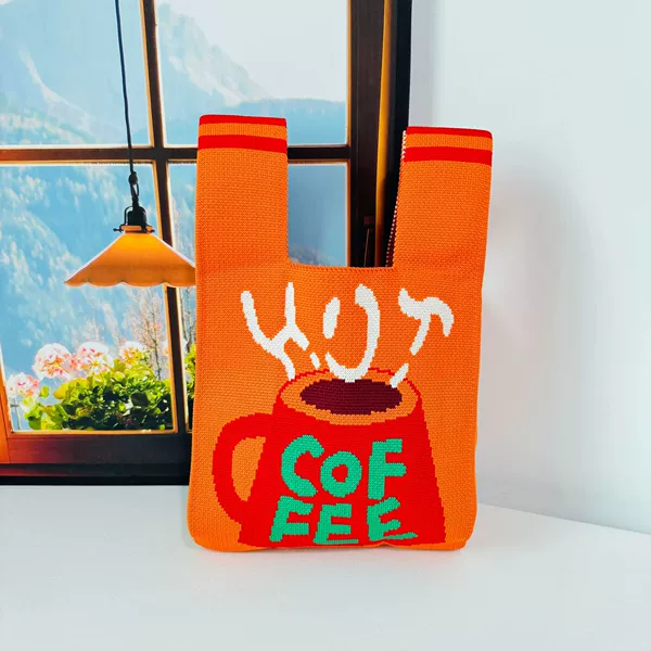 Orange hot coffee