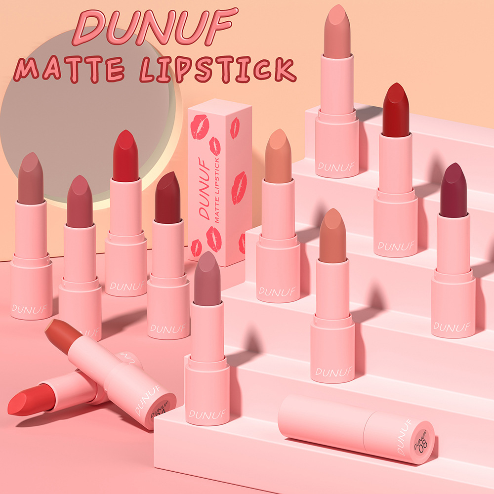 Check it out! Link Disclaimer - Exclusive for Foreign trade :DUNUF 12-color matte lipstick undefined