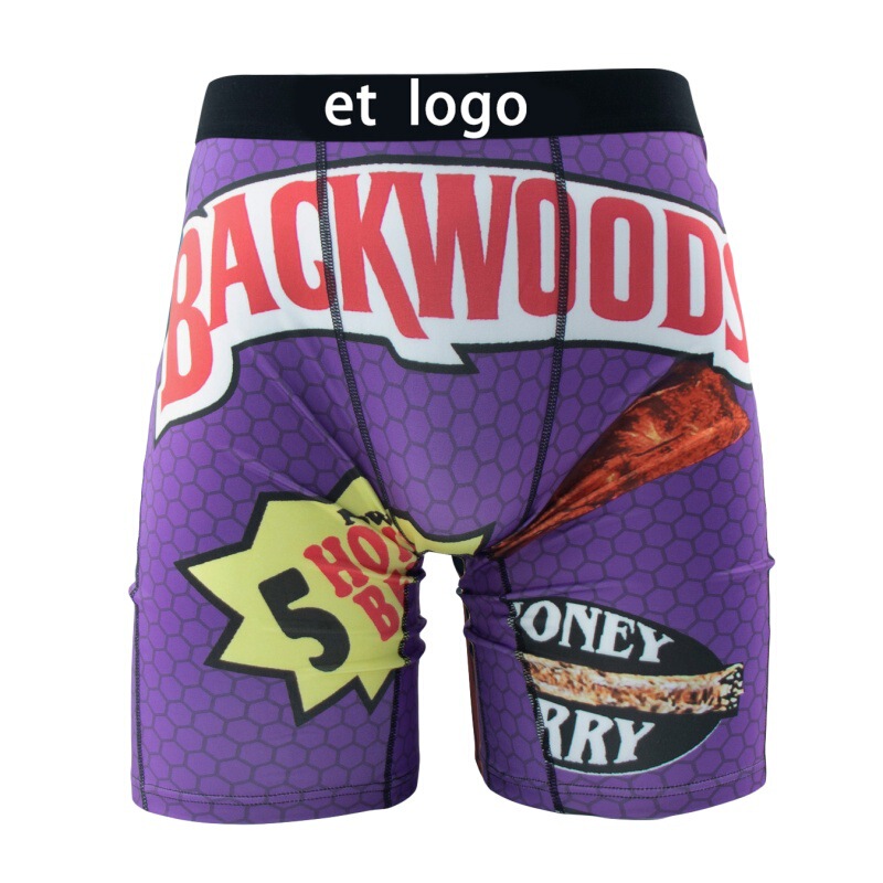 [European and American Hot Item]Ethika's Same Style Beautiful Street Elastic Prosperous Cool Boxer Briefs Sports Underwear Men's Shorts