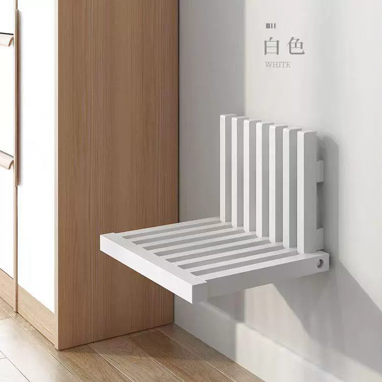 Скрытый настенный складной табурет, стул для прихожей, табурет для переобувания, домашний входной шкаф для обуви, табурет для обуви, табурет для ванной комнаты.