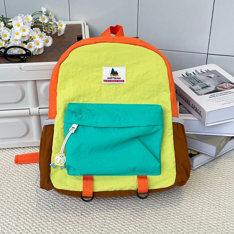 Nueva mochila de color para niños mochila de jardín de infantes para niños niñas viajes de ocio mochila ligera