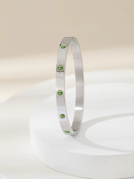 【21】 Steel -colored green diamond