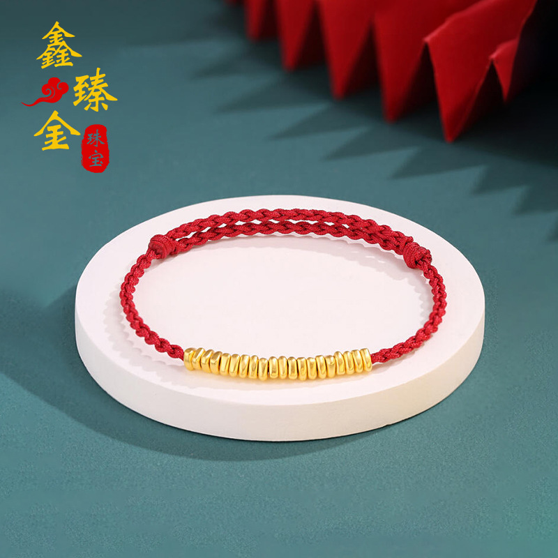 순금 깨진 금 20개 + 손으로 짠 밧줄 + 선물 상자 + 인증서