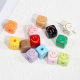 Acrylic Smiley Face Beads Jewelry DIY Handmade Materials Mobile Phone Chain Keychain Necklace Rubber Band Small Accessories Wholesale