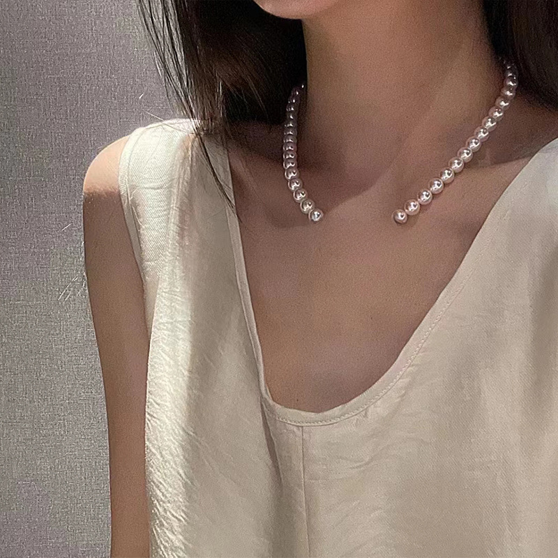 universal elegant brand necklace pearl
