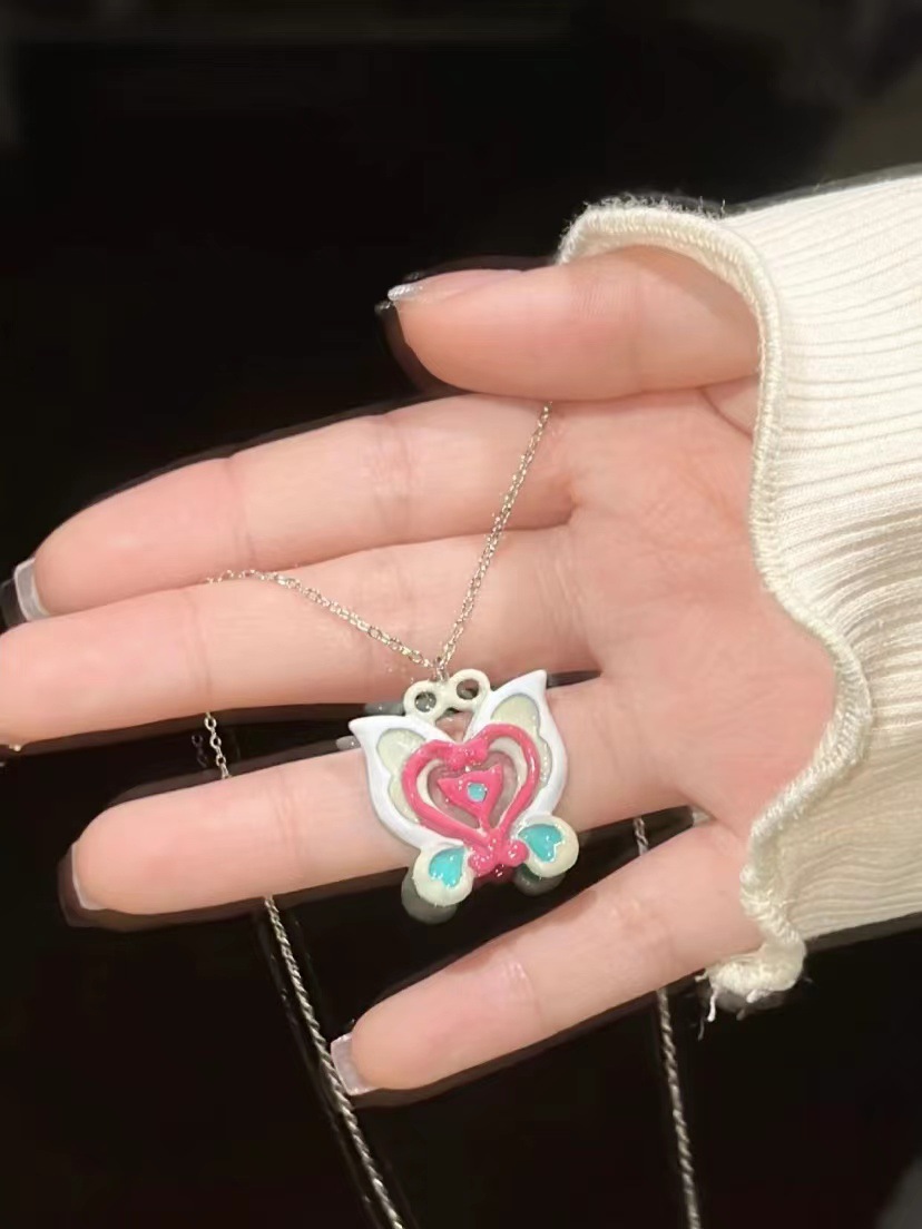 Dopamine Jewelry Balala Little Magic Fairy Transformation Magic Wand Necklace Gentle Temperament Girly Simple Clavicle Chain for Women