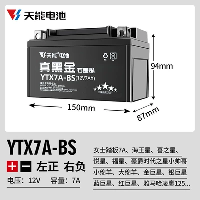 Special True Black Gold — Power supply, ignition system accessories - real-black-gold-ytx7a-bs