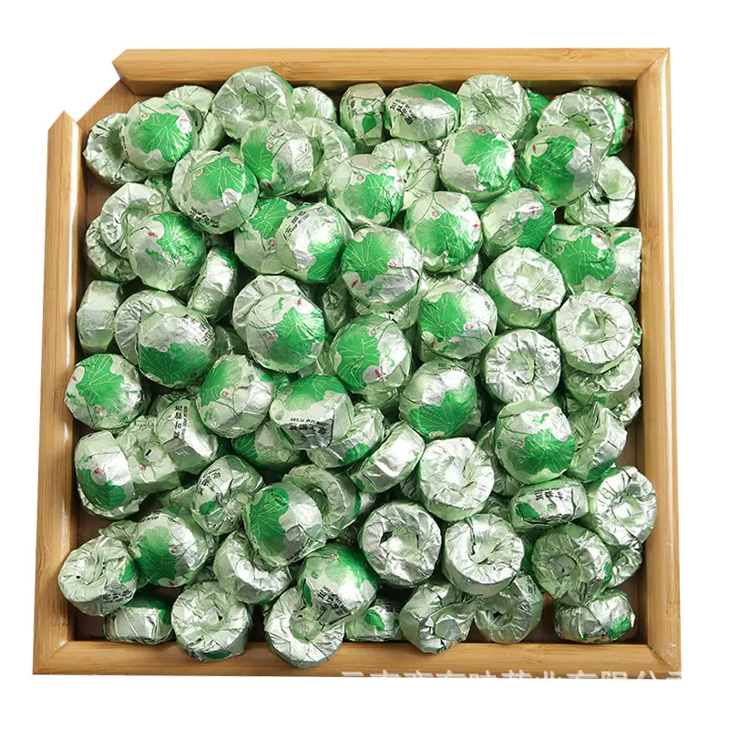 批发 云南普洱 2024年 荷叶普洱茶（JD） 熟茶 500克小沱茶