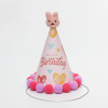 Free shipping cake decorative cartoon animal hair ball hats birthday hat party Patty party hat