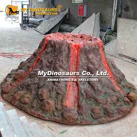 火山展会景区公园商业工业装饰 手工玻璃钢模型实体建筑景观摆件