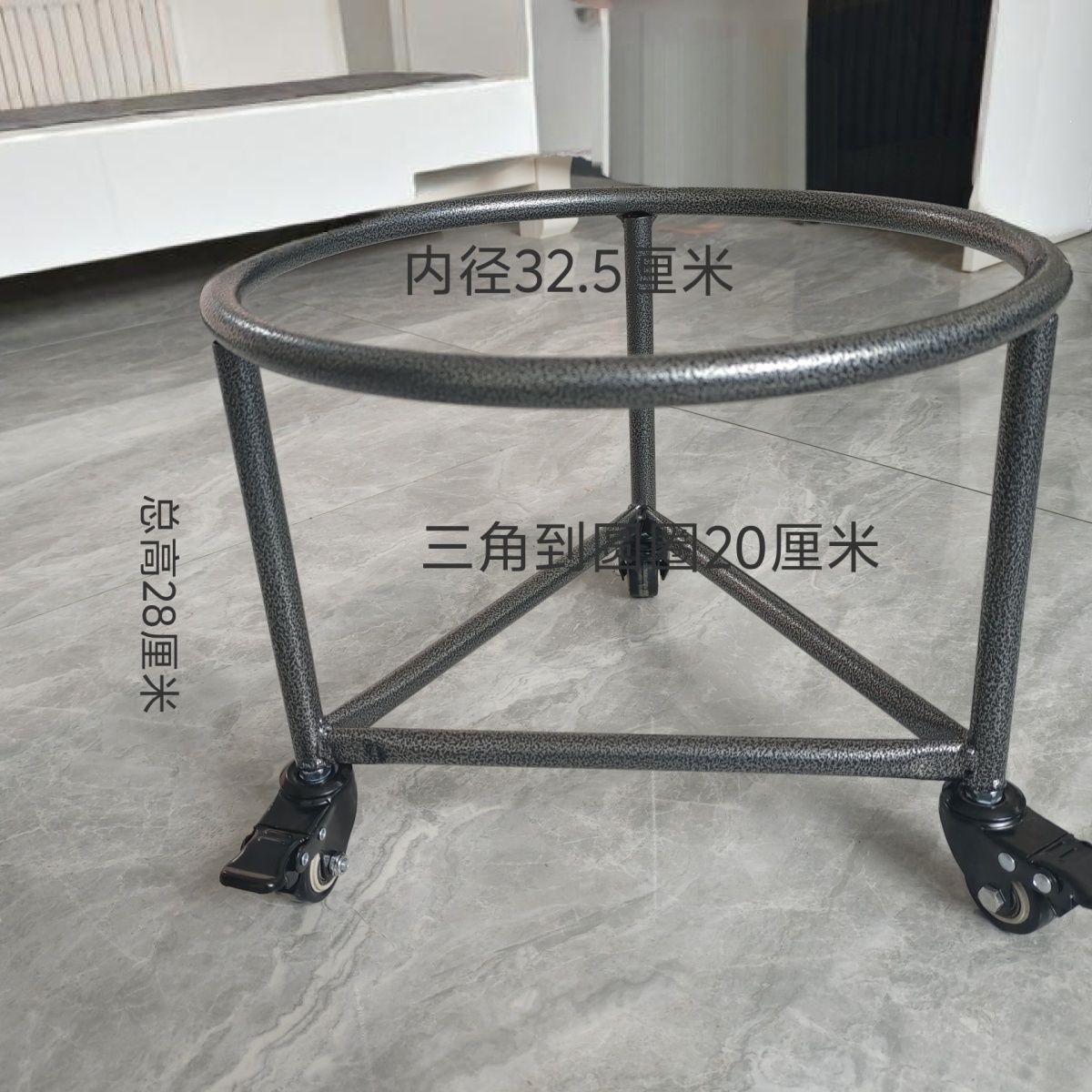 Double-sided bearing gold diamond wheel, mobile and stable model with brake