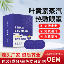 10片盒装爆款叶黄素蒸汽眼罩定制代加工卡通热敷加热睡眠蒸气眼罩