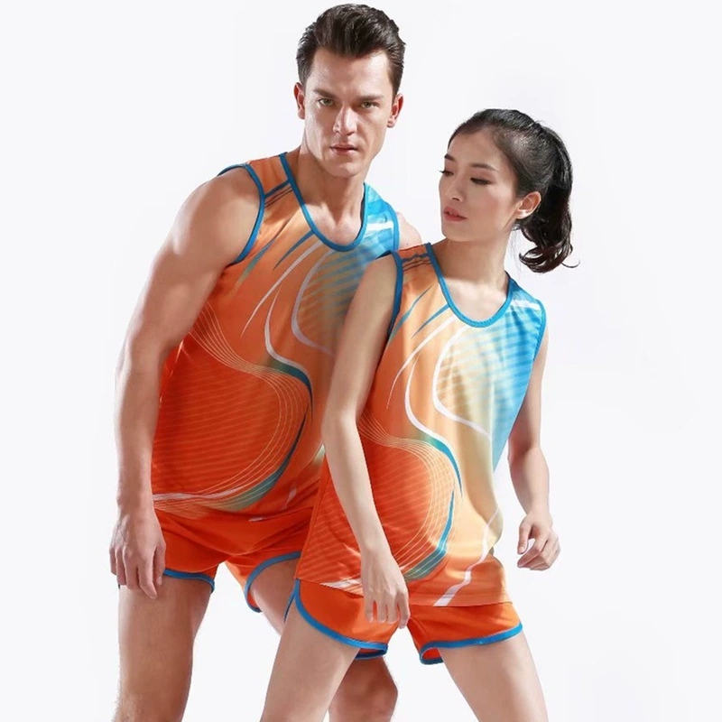 Оптовая продажа легкой атлетики костюм мужские и женские соревнования Спринт физический осмотр спортивная одежда студенческий марафон длинная тренировочная одежда