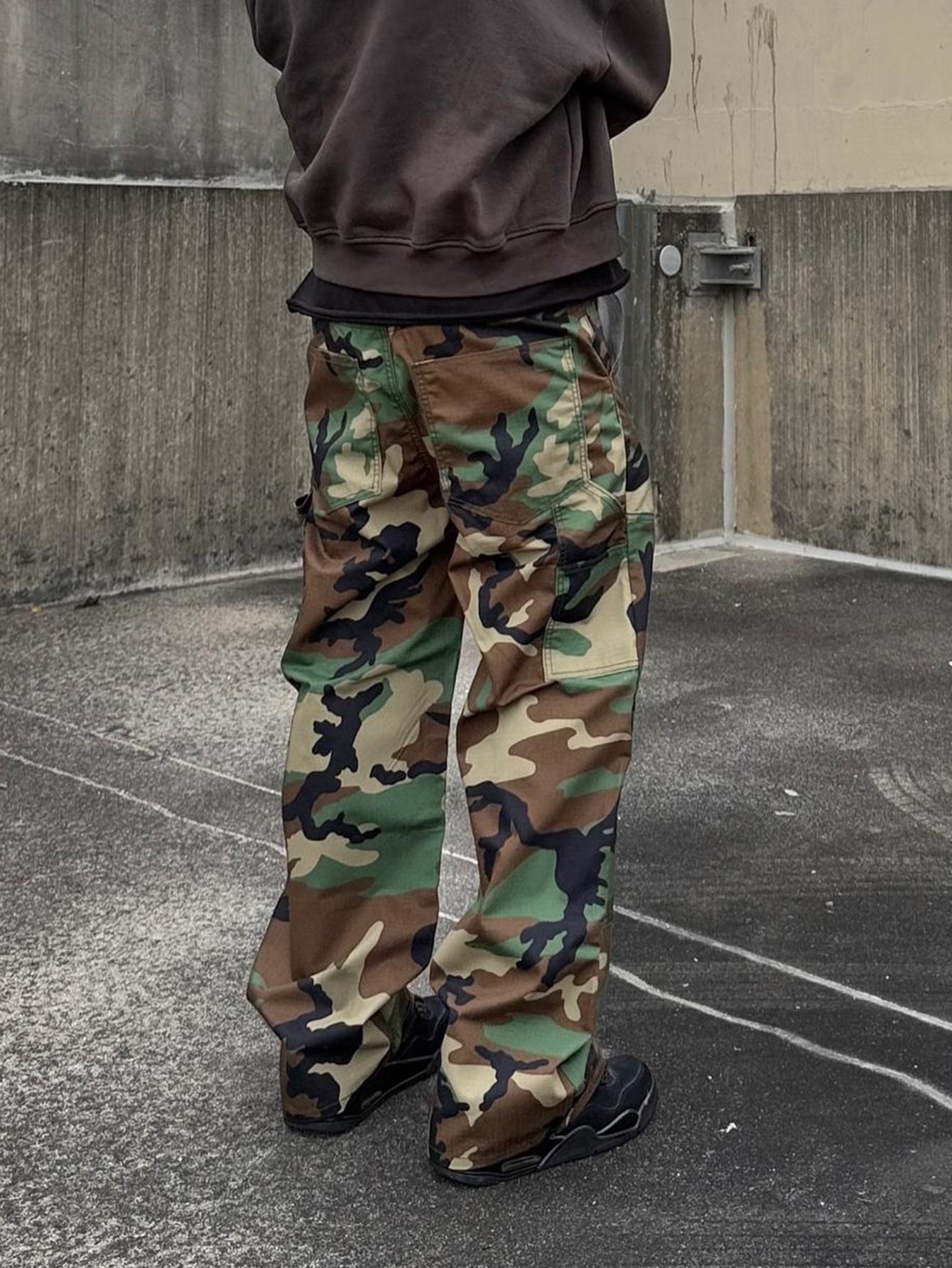 Vaqueros Cargo de Camuflaje para Hombre de Algodón, Corte Recto, para Uso Casual image 3