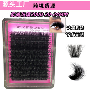 �羳���R�d���u�����ɝ���200d thick lash 24mm�Լ޽ӷֶμٽ�ë