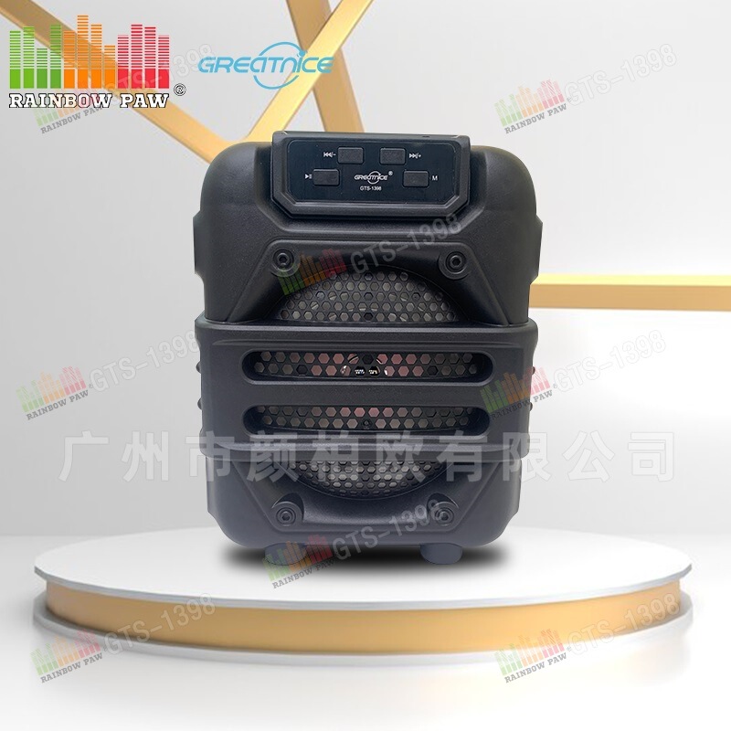 Kts Factory Wholesale Gts Series Gts-1398 6.5inch Outdoor Portable Bluetooth Speaker