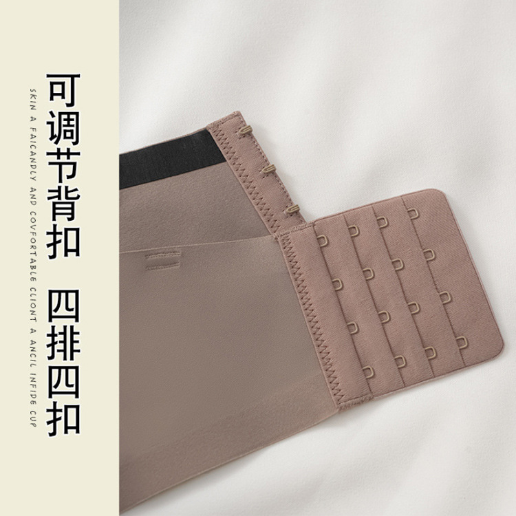 373 suave glutinoso engrosado de dibujos animados pecho anti-expansión externa ropa interior sin costuras cómodo inalámbrico pequeño pecho Sujetador push up ajustable