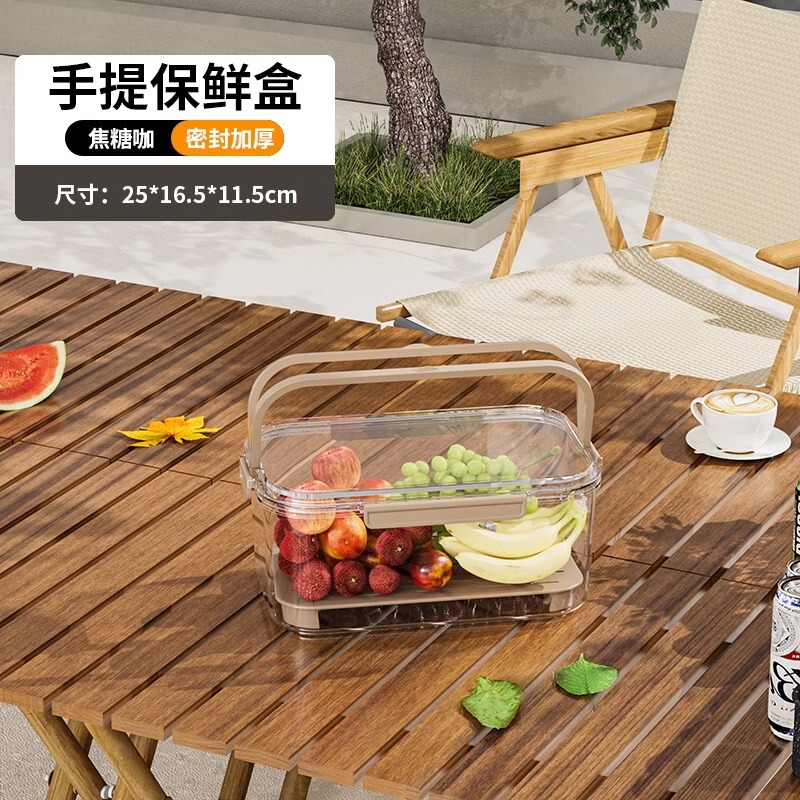手提げ保冷箱屋外キャンプ春遊冷蔵庫食品ピクニック果物密封箱大容量携帯弁当箱|undefined