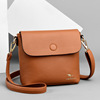 Small bag, phone bag, capacious mobile phone, one-shoulder bag for mother, autumn, trend of season, genuine leather
