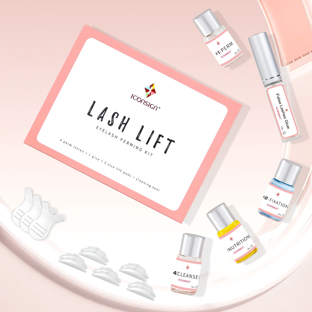 Transfronterizo ICONSIGN simple herramienta de Perm de pestañas de larga duración curling queratina perm traje de pestañas fabricante