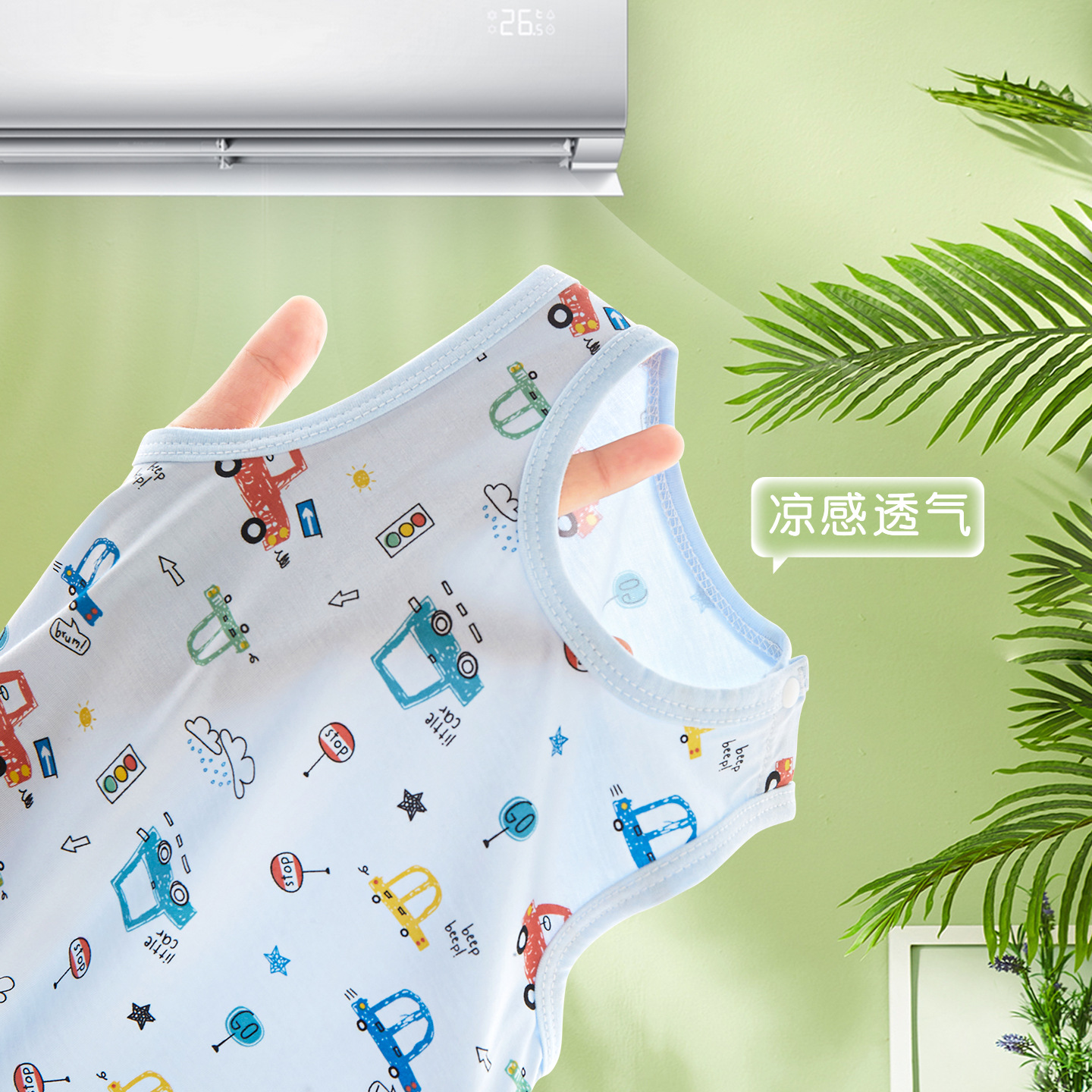 Baby overcoat de verano chaleco delgado sin mangas para hombres y mujeres ropa de verano triangular ropa de recién nacidos ropa de bebé
