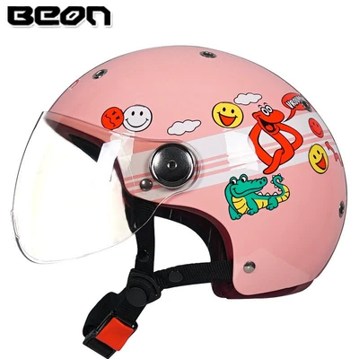safety helmet lightweight personality | Motorcycle Safety Supplies - bright-pinkwhite-colorful-snake-m
