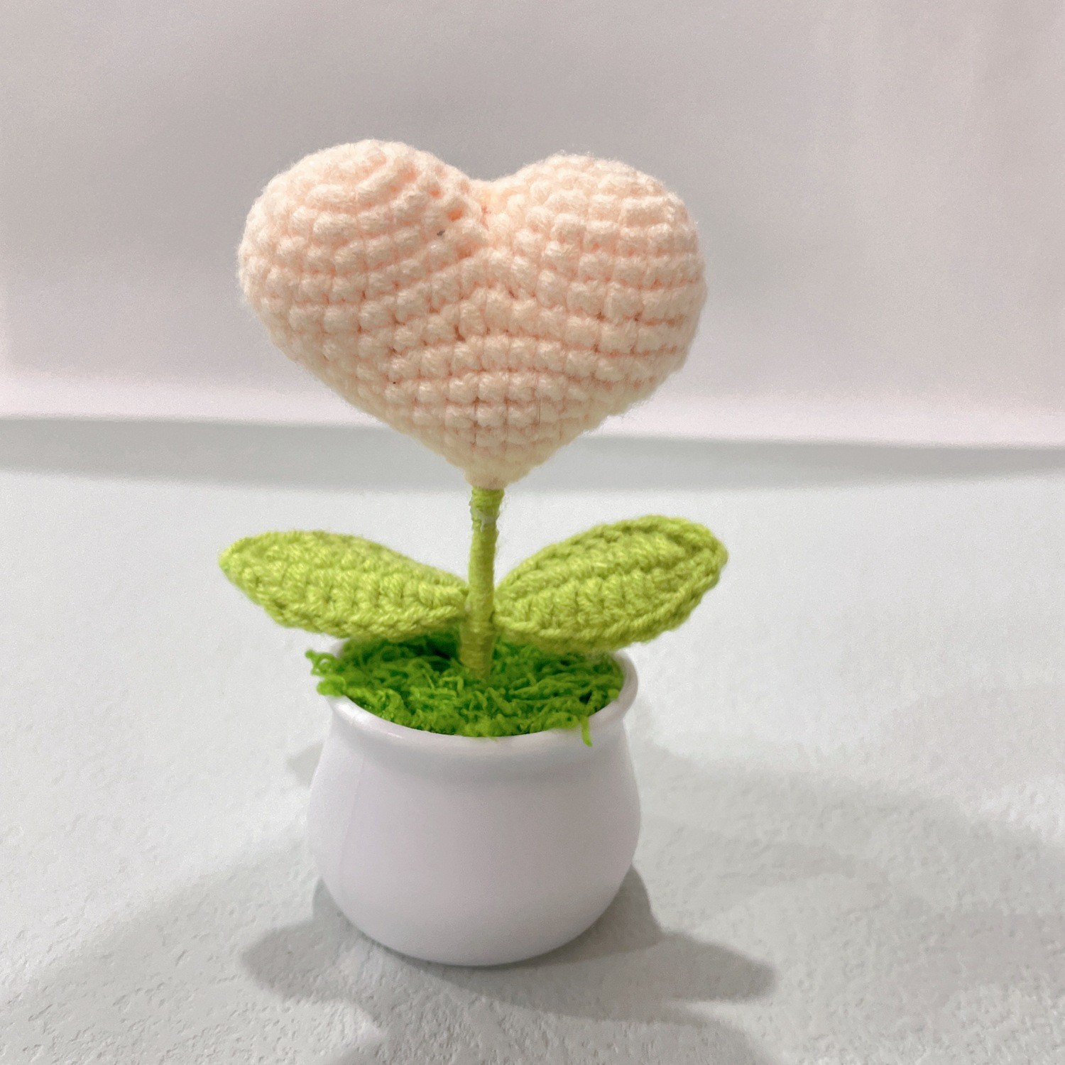 [완성된 작은 흰색 세면대] 샴페인 골드 하트