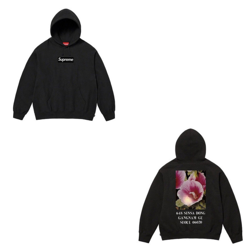E556Supreme 23FW seoul Box Logo 首尔限定木槿花