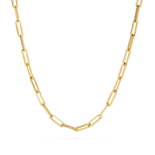 Elegant gold, silver, rose gold paperclip necklace, paperclip bracelet accessory item