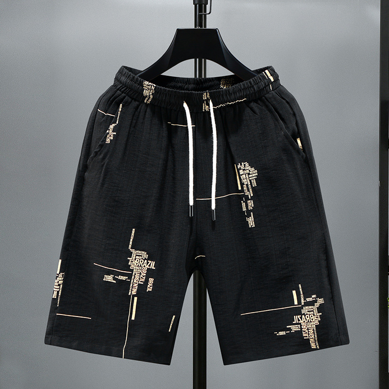 Big & Tall Men's 5-Inch Quick-Dry Shorts – Plus Size Beach & Running Shorts With Adjustable Drawstring (M-8XL)_voghion.com