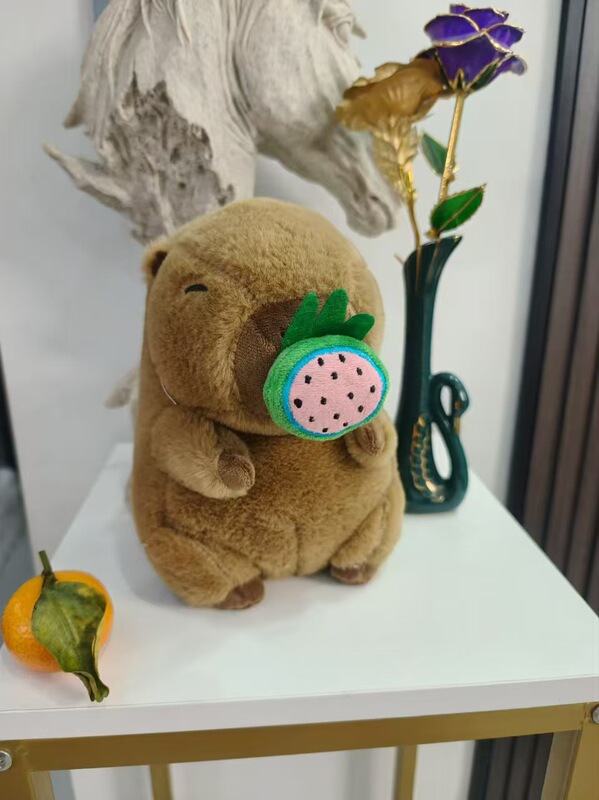 8inch グラブマシーン人形ぬいぐるみカピバラカピバラ 8 インチ人形人形結婚式投げフープギフト|undefined