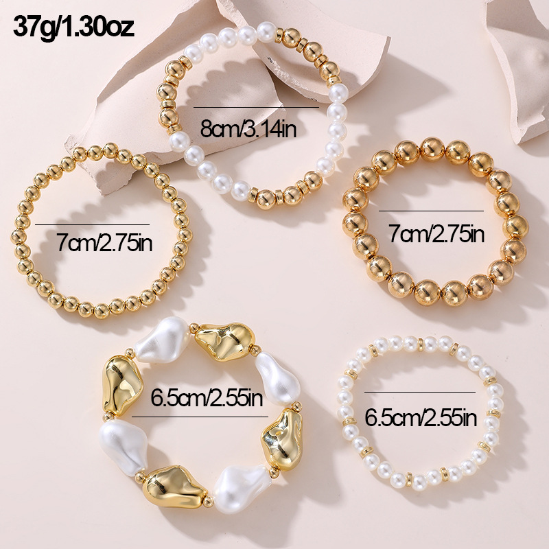 Modisches Perlenarmband Mit Muschel Elementen Für Damen_voghion.com