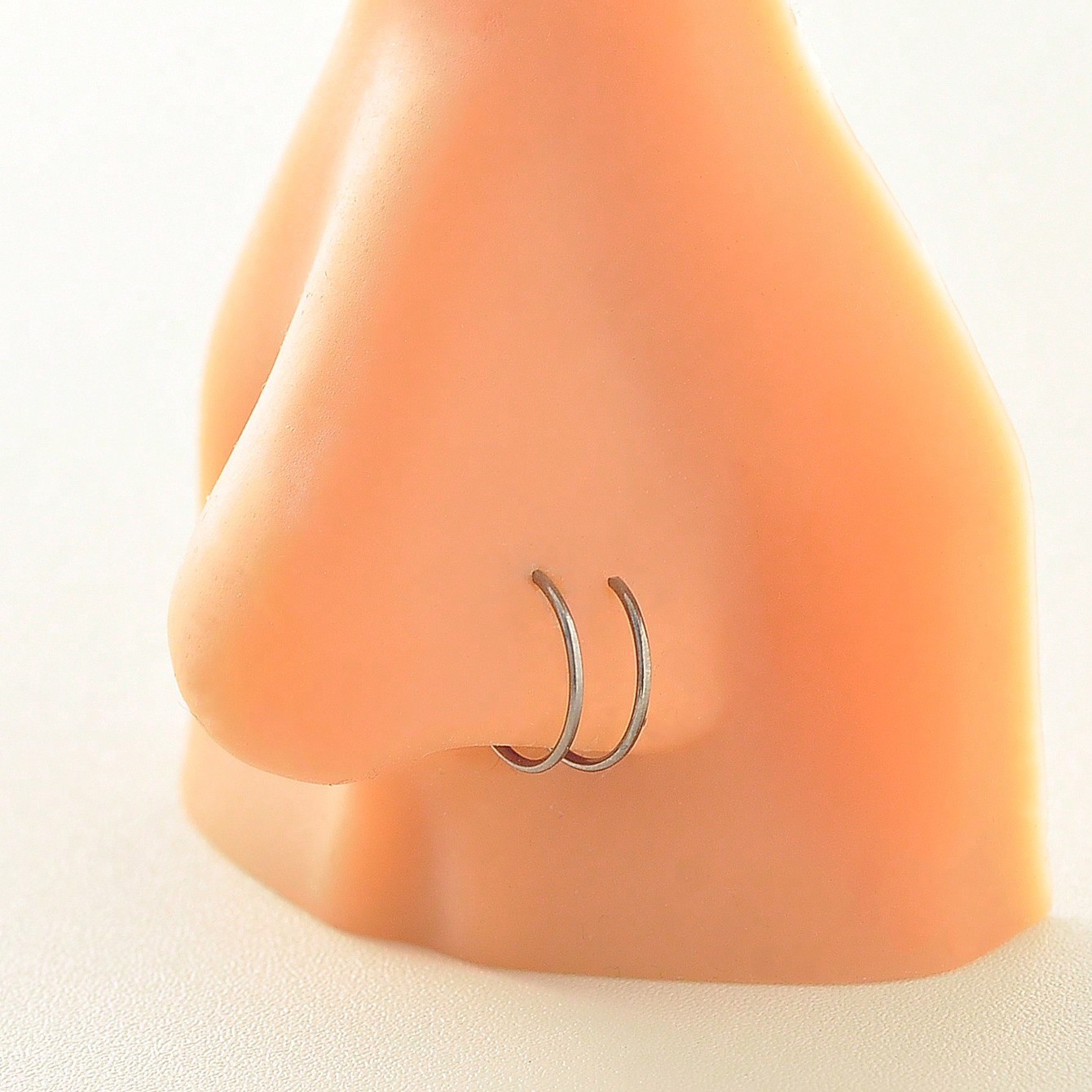 Nasenpiercing U-förmiger Geometrischer Ring Aus Edler Legierung_voghion.com