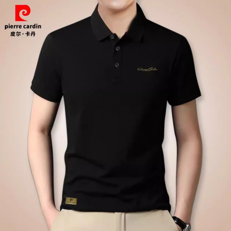 [Includes Tag] Pierre Cardin High-End Loose-Fitting Polo Shirt Slim-Fit T-Shirt Business Men's Wear P1522