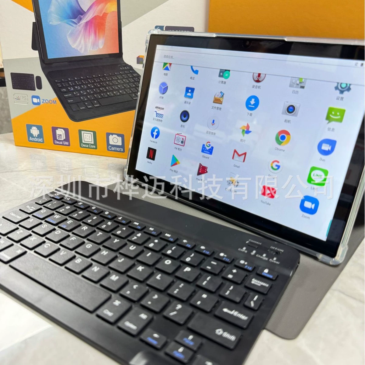 P30ULTRA планшет 10.1 дюйма для дома и детей, двухдиапазонный Wi‑Fi, с клавиатурой и мышью