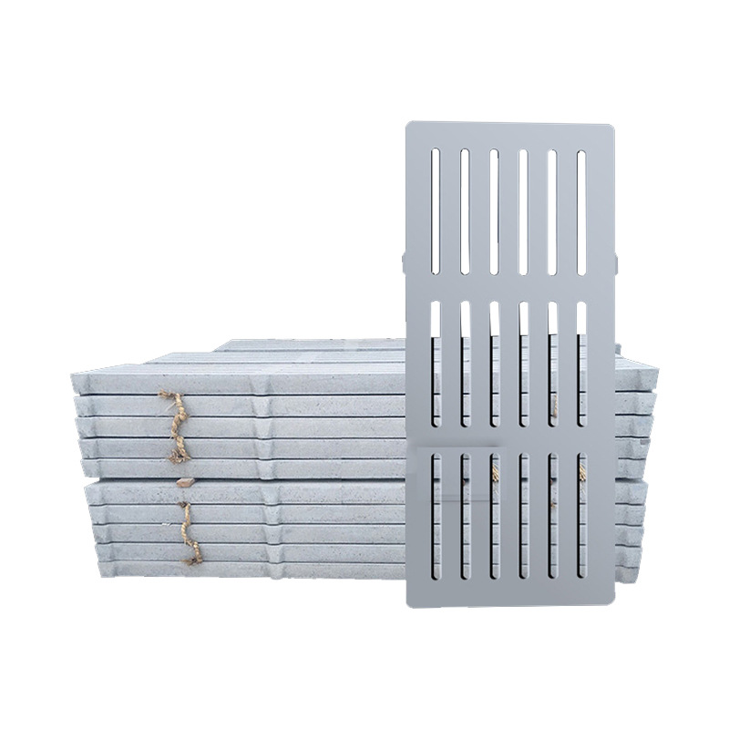 Tablero de fugas de estiércol de cemento Yongmu incorporado de doble costilla para la conservación de cerdos, vacas y ovejas y tablero de cemento de engorde hecho a máquina para la cría