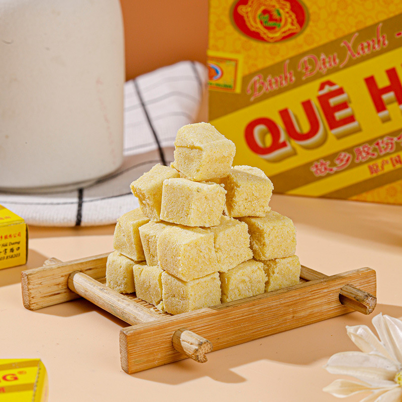 Hometown Mung Bean Cake Traditional Pastry Mung Bean Cake Vietnamese Specialty Non-Huanglong Wang Long Leisure Snacks and Greedy Snacks