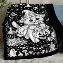 工厂直供手工填色毯子 手工画画笔填色毯+加笔的