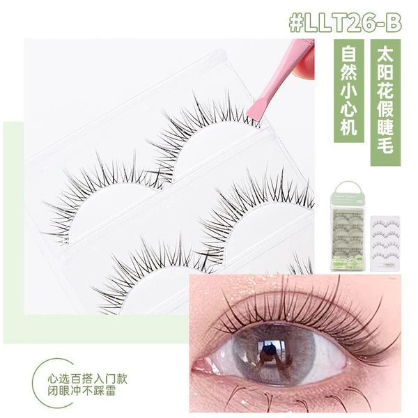Glue, comics, false eyelashes, 4 pair