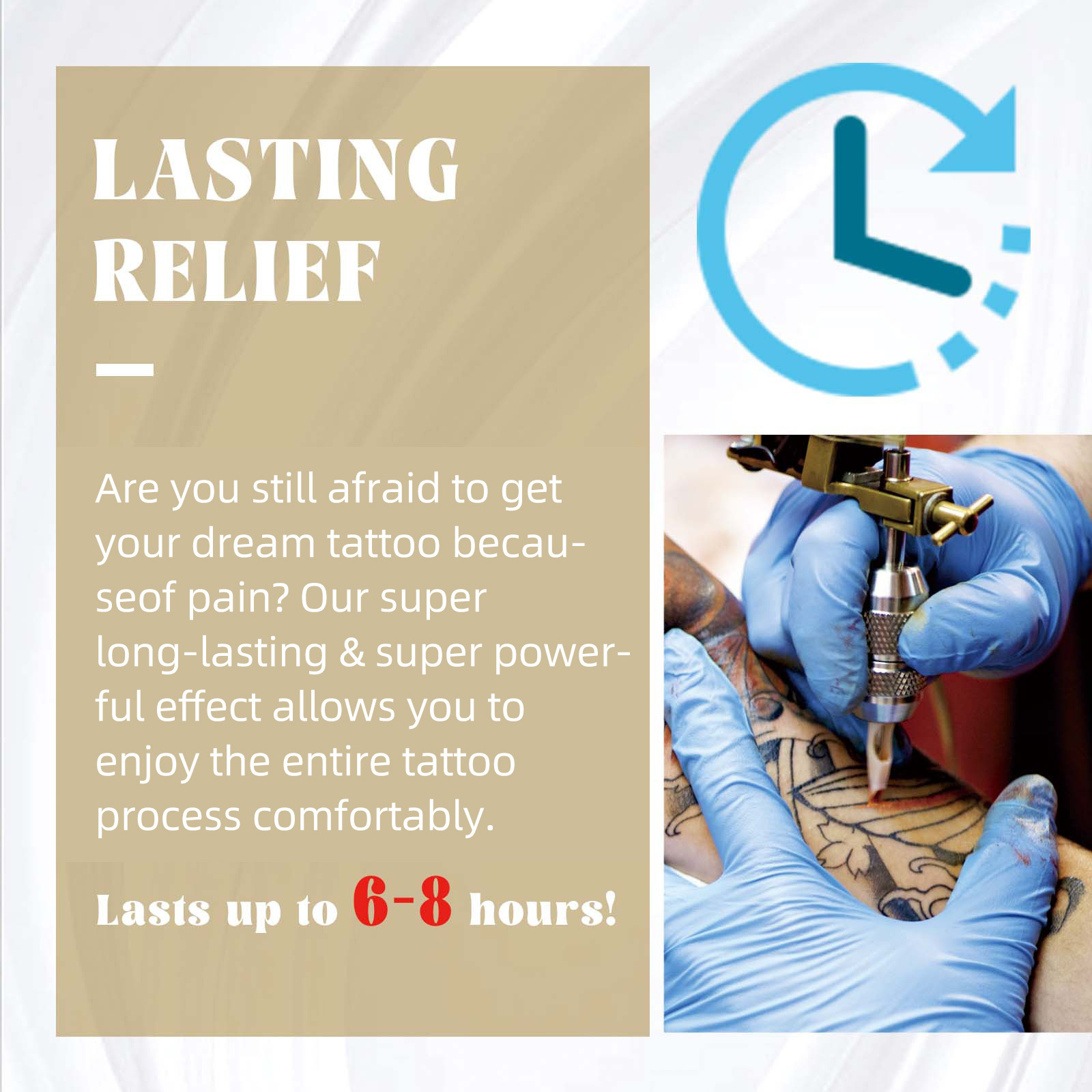 EELHOE Cremă hidratantă pentru broderie, pentru îngrijirea pielii după tatuaje, acid reparator al durerii_voghion.com