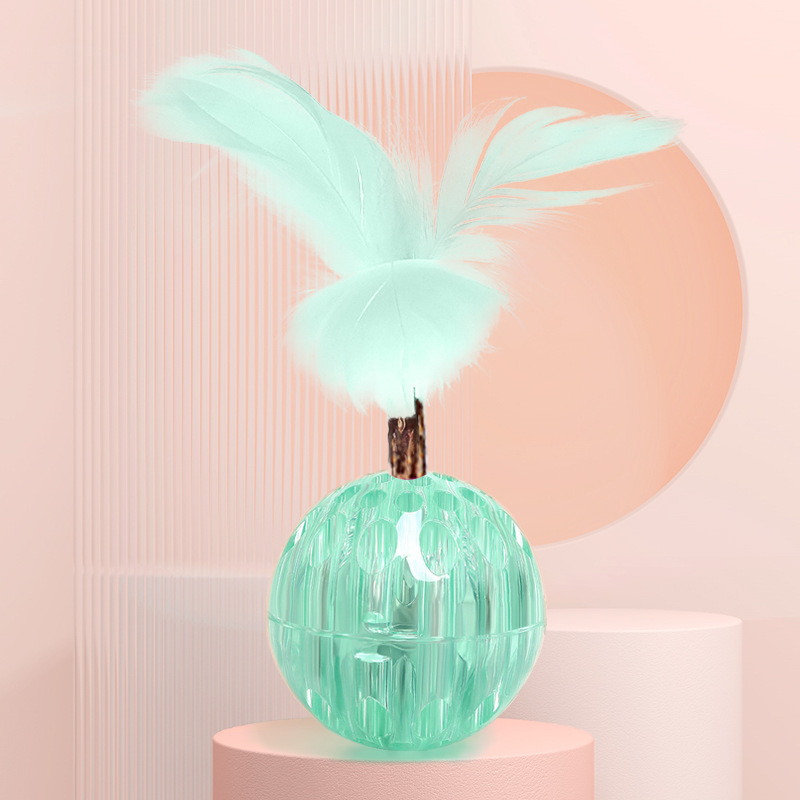 Bola de agujero de pluma azul